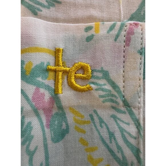 NWT Tipsy Elves Men's Shirt XL Tropical Summer Hawaiian Blue Pink White Palm NEW - Picture 6 of 16